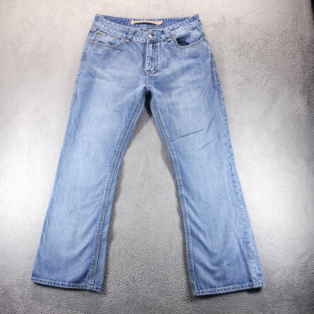 Rock & Roll Cowboy Jeans Mens 36x31 Blue MOD-3559 Straight Western Denim Pockets